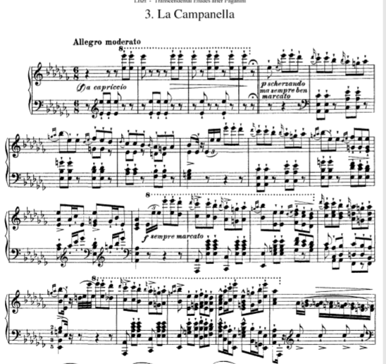 パガニーニ・ラカンパネラ/オーケストラスコア・パート譜一式