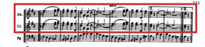 ベートーヴェン「第九」第2楽章譜例