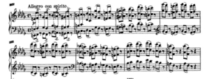 チャイコフスキーピアノ協奏曲第1番第１楽章第１主題