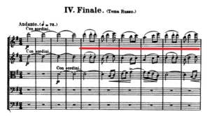 弦楽セレナーデ (チャイコフスキー)第4楽章